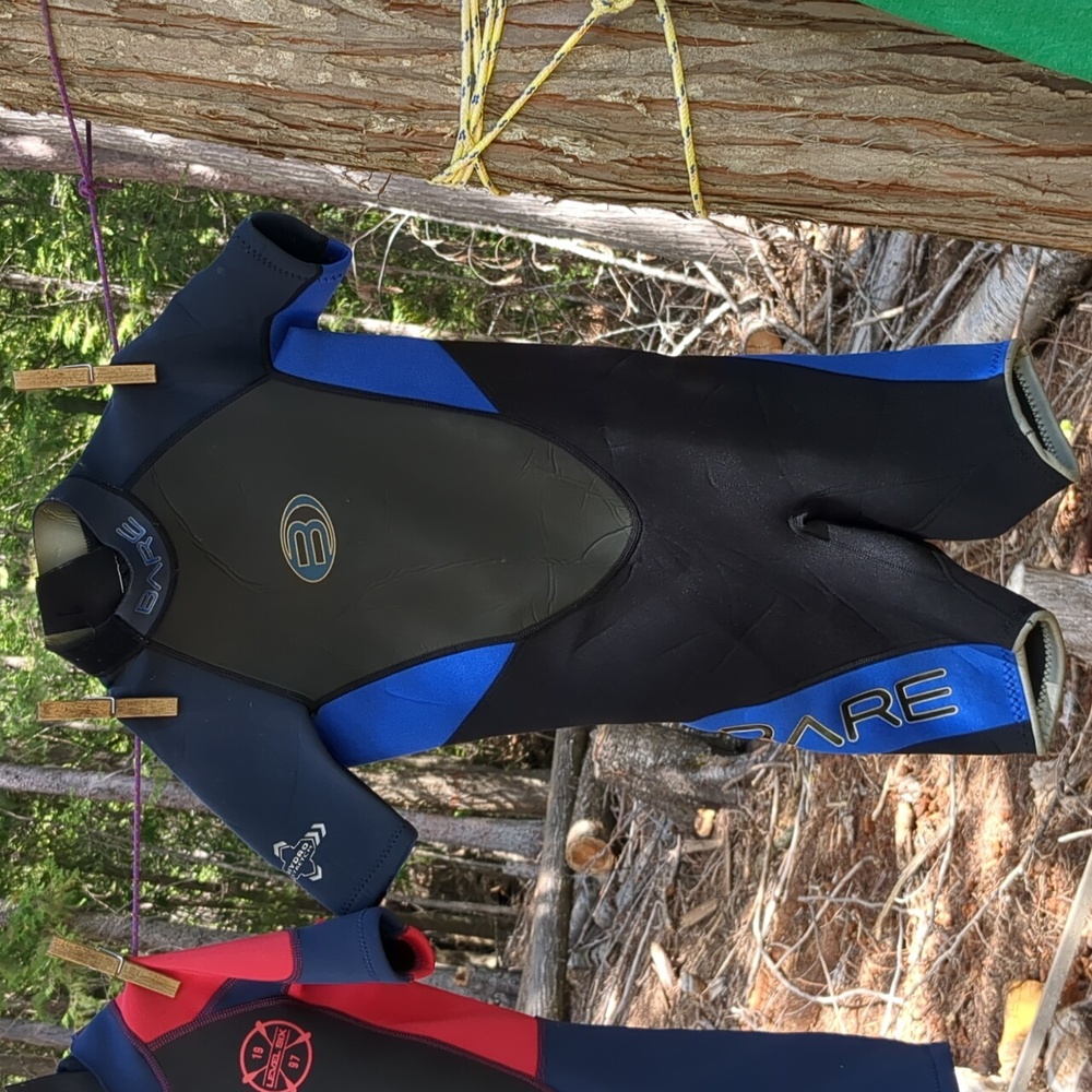 Bare Wetsuit Blue Black Wetsuit Swimwear Neoprene 8